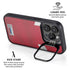 Russia Soccer Flag iPhone 15 Pro Kickstand Case